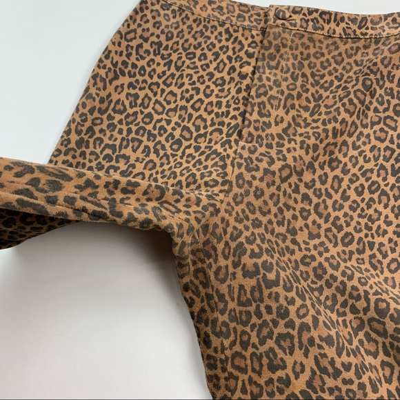 LPA Leopard Leather Pants Small - Picture 4 of 10